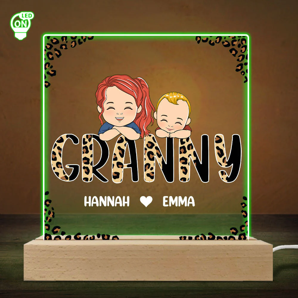 Leopard Nana Title - Personalized Custom LED Light - Image 2