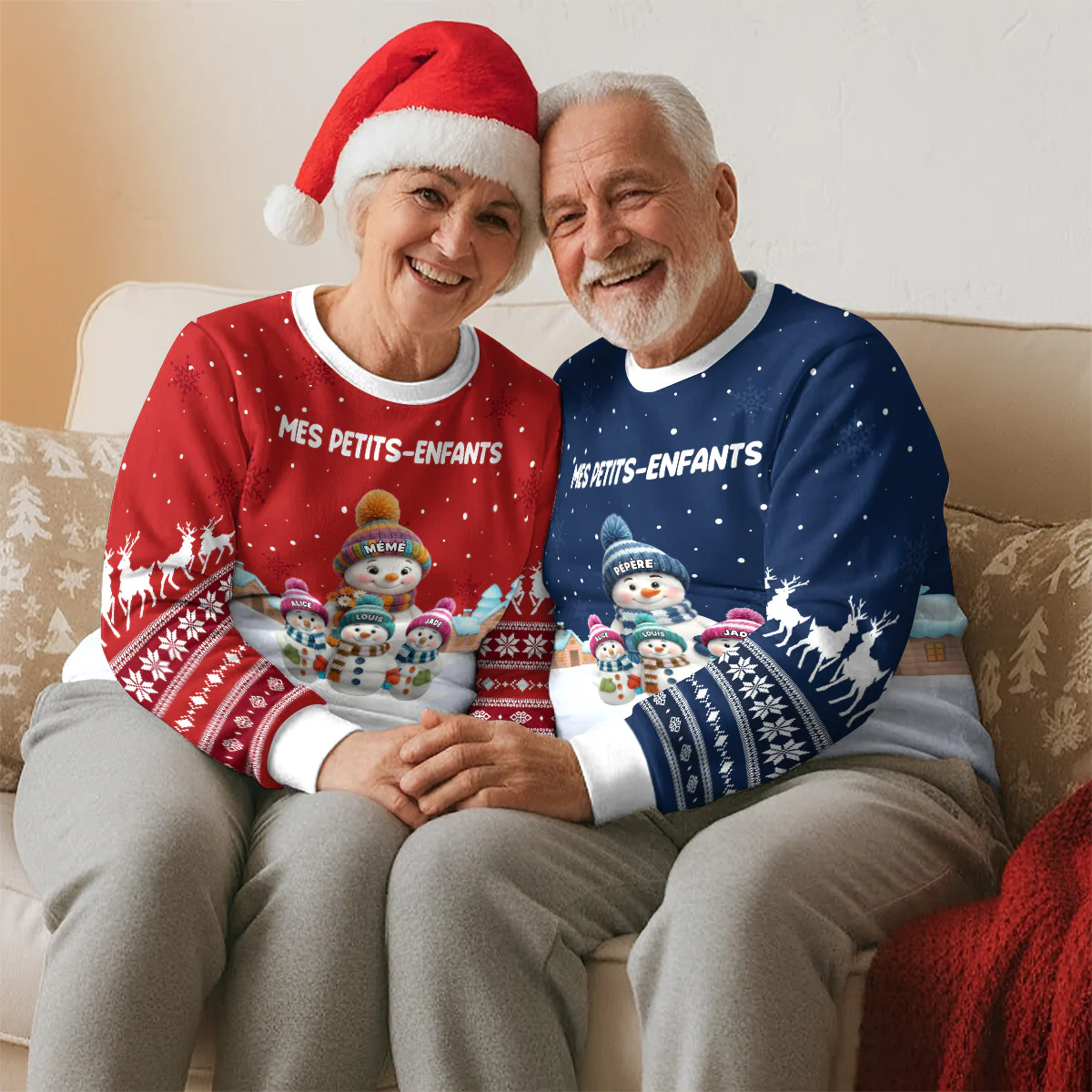 Les Petits-Enfants Tricotent - Sweatshirt Personnalisé Avec Impression Intégrale - Image 5