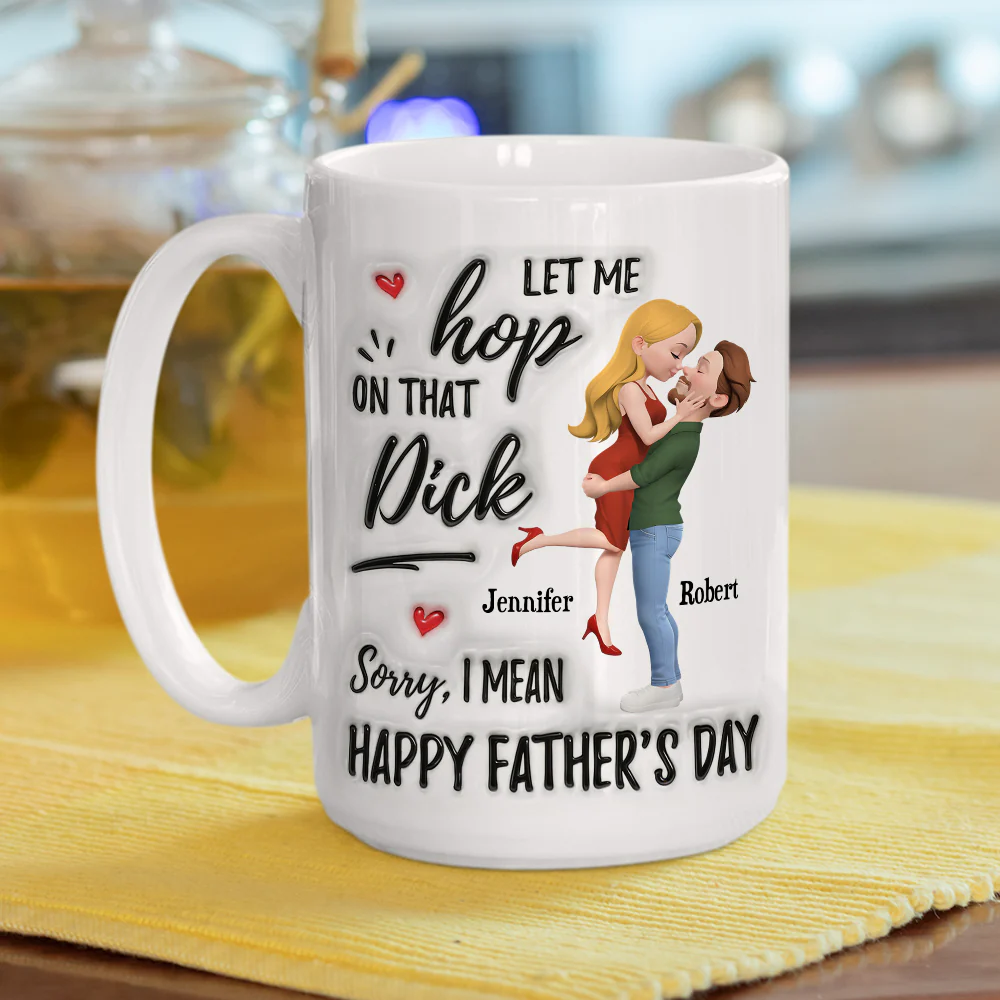 Let Me Hop - Personalized Custom 3D Inflated Effect Mug - Image 5