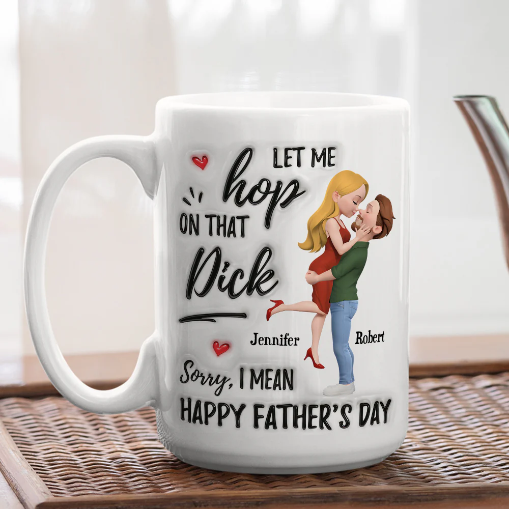 Let Me Hop - Personalized Custom 3D Inflated Effect Mug - Image 6