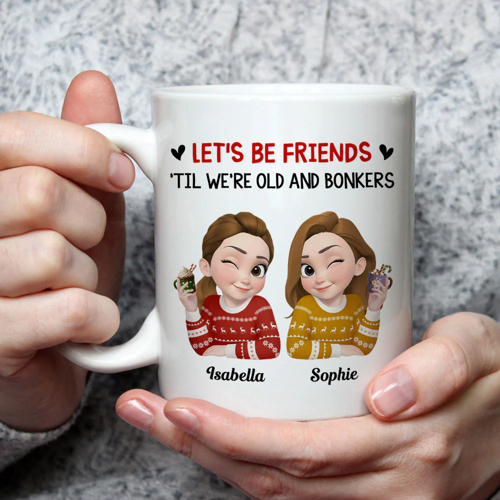 Lets Be Friend - Personalized Custom Coffee Mug - Image 2