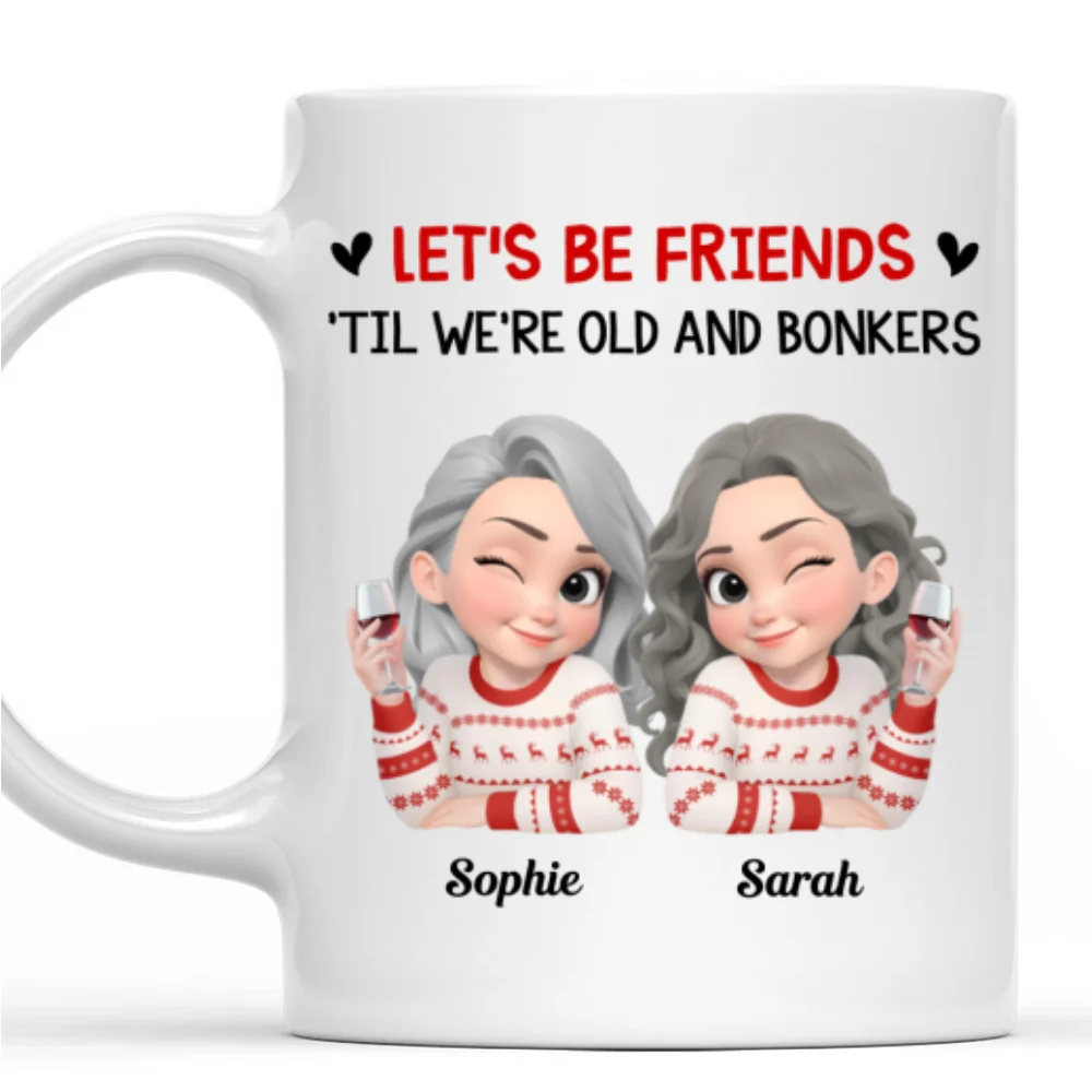 Lets Be Friend - Personalized Custom Coffee Mug - Image 7