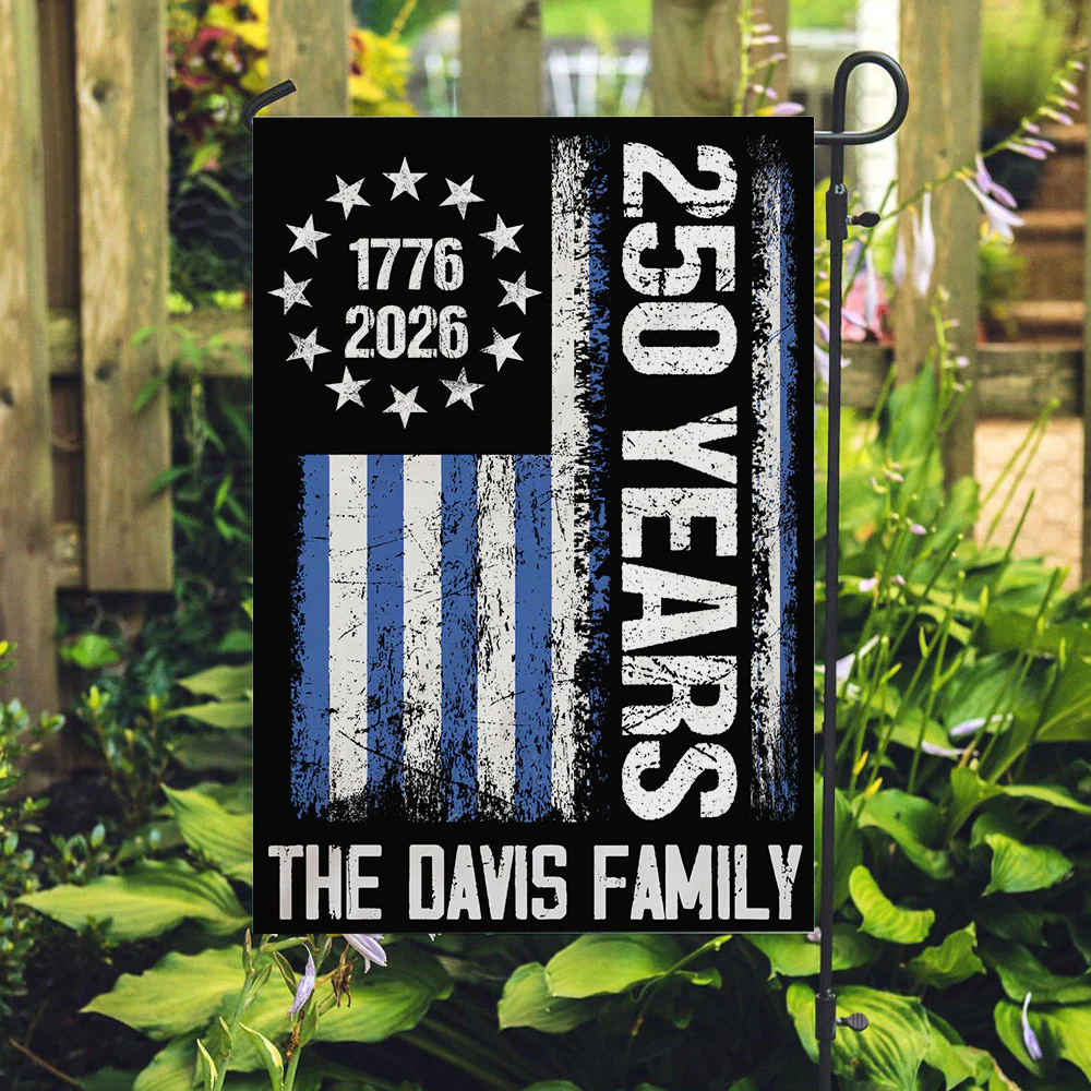 Liberty Lives In Our Home - Personalized Custom Flag - Image 2
