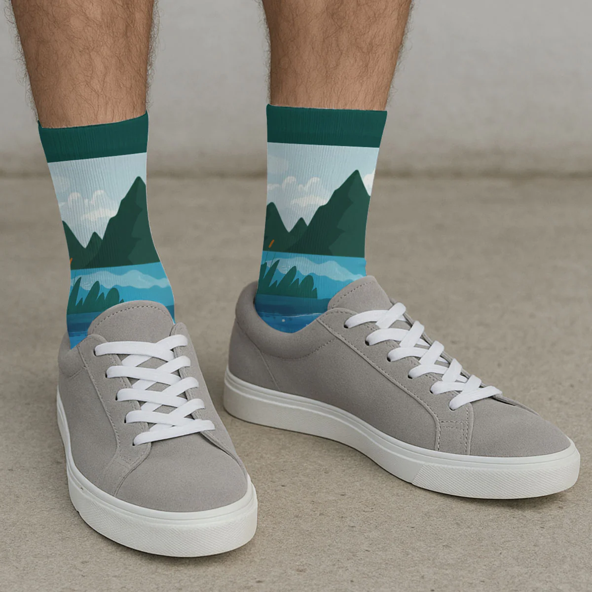 Life Is Better At the Lake - Personalized Custom Crew Socks - Image 2