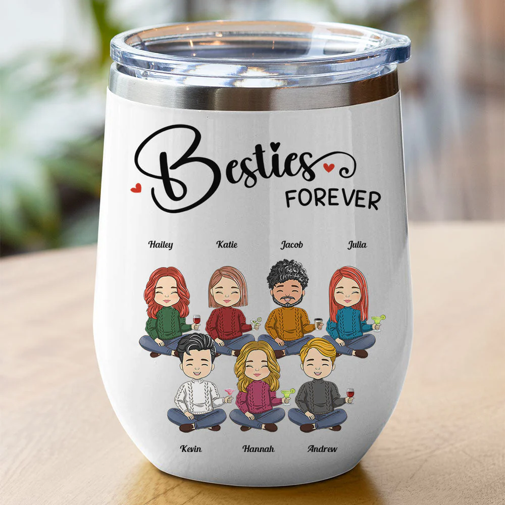 Life Is Better With - Personalized Custom Wine Tumbler - Image 3