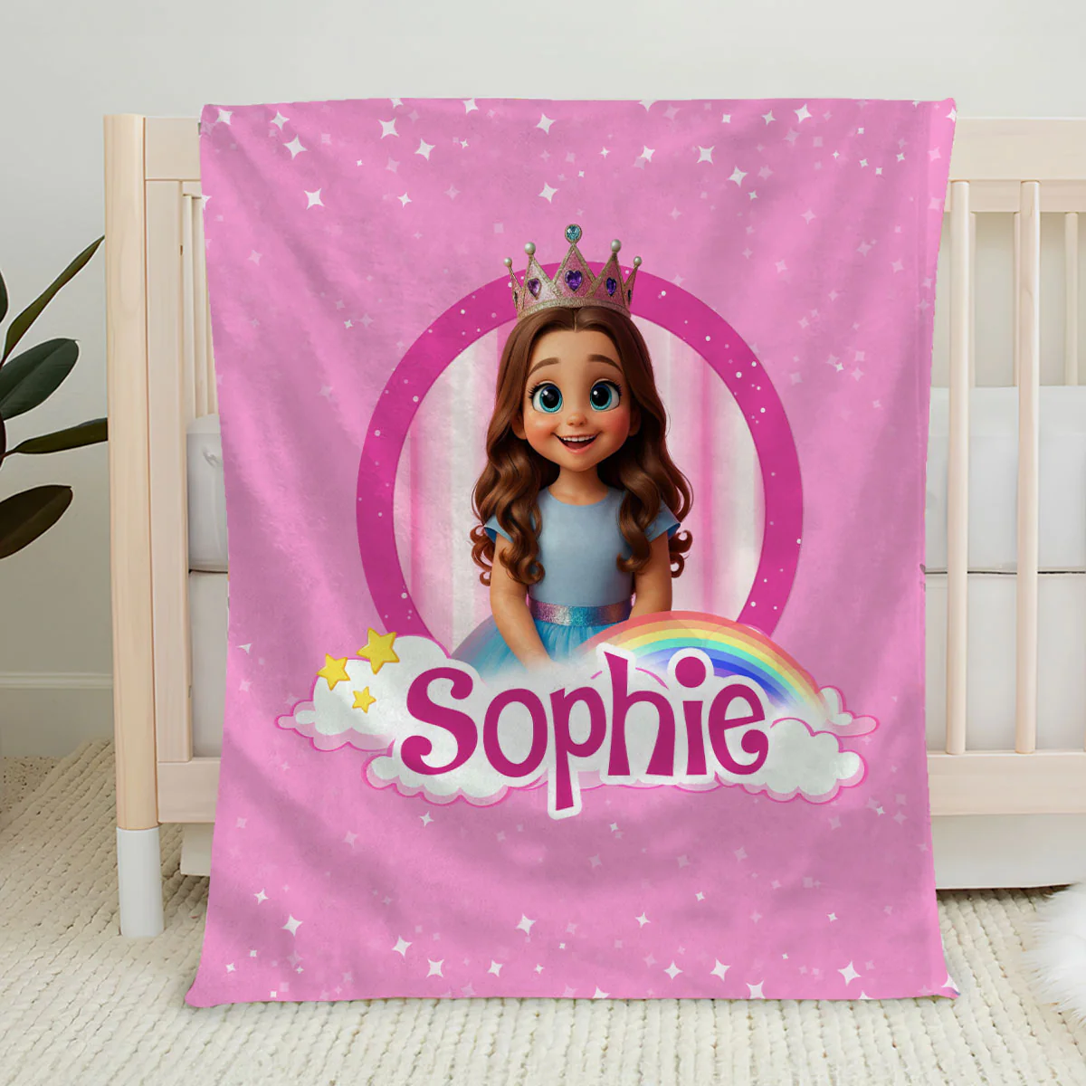 Like A Star - Personalized Custom Fleece Blanket - Image 4