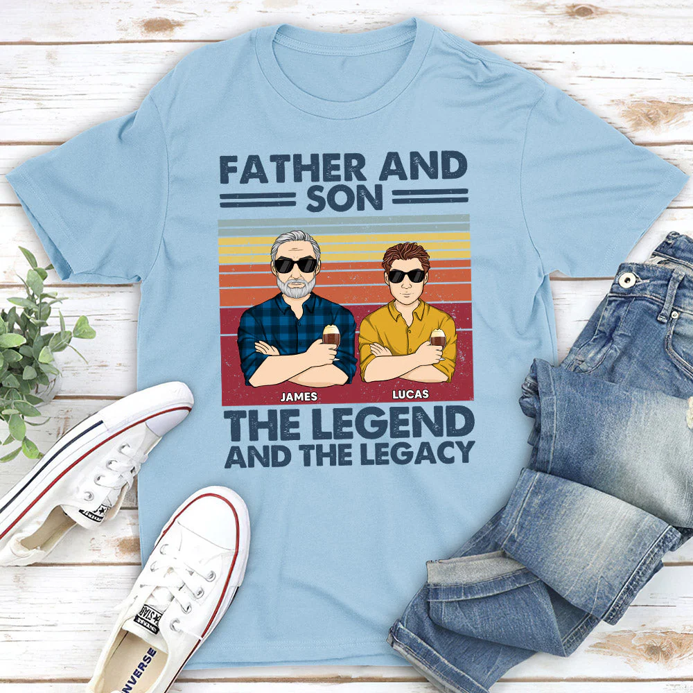 Like Father Like Daughter Oh Crap - Personalized Custom Shirt - Image 3