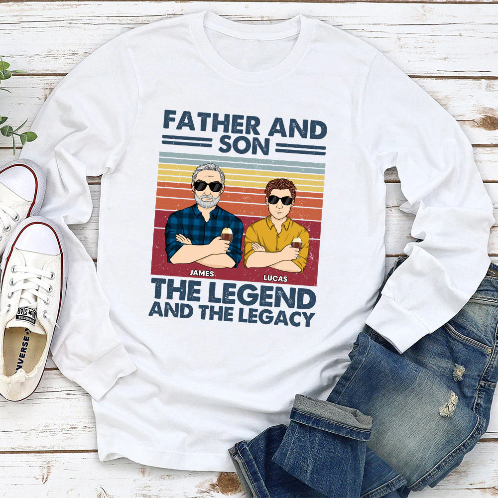 Like Father Like Daughter Oh Crap - Personalized Custom Shirt - Image 5