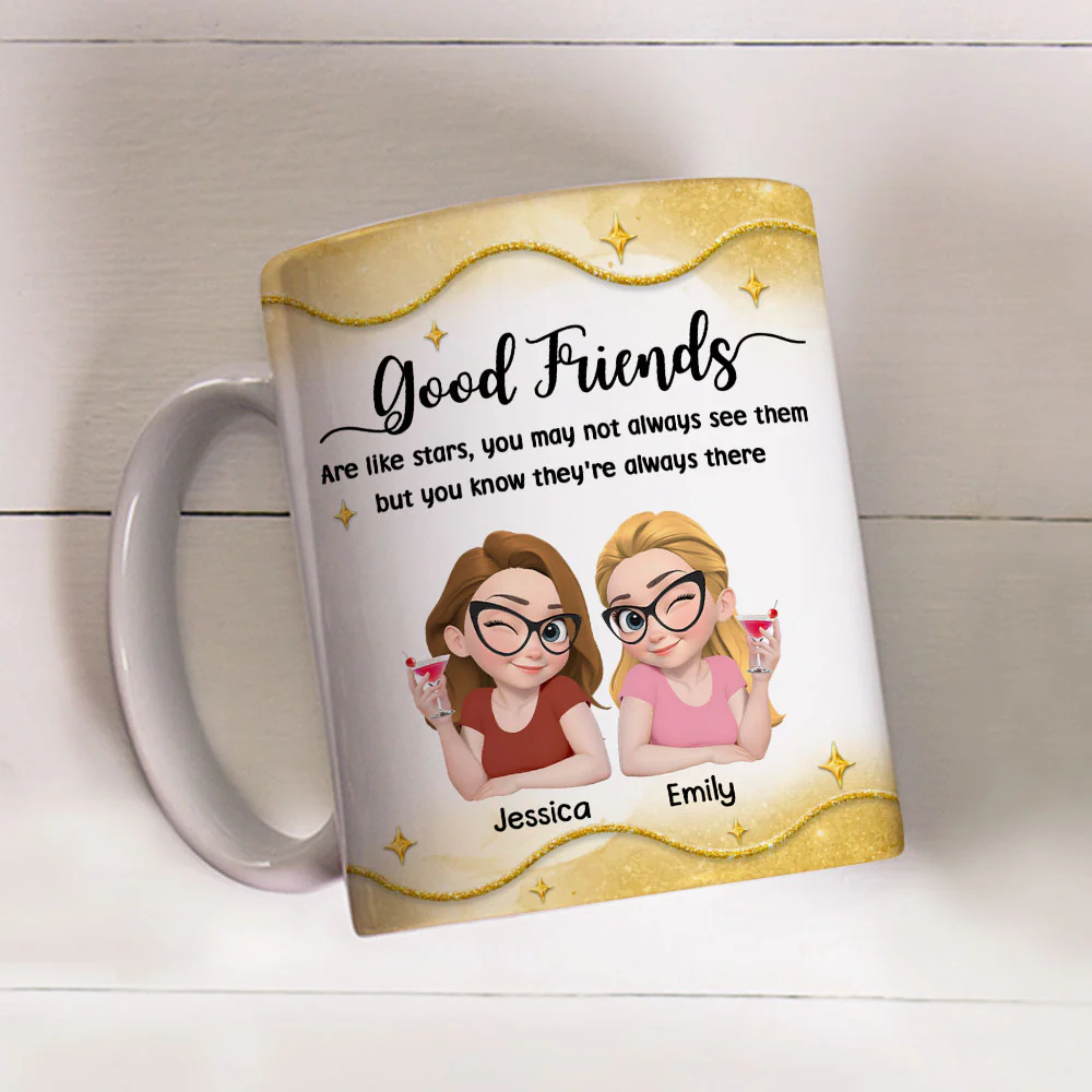 Like Stars - Personalized Custom Coffee Mug - Image 3