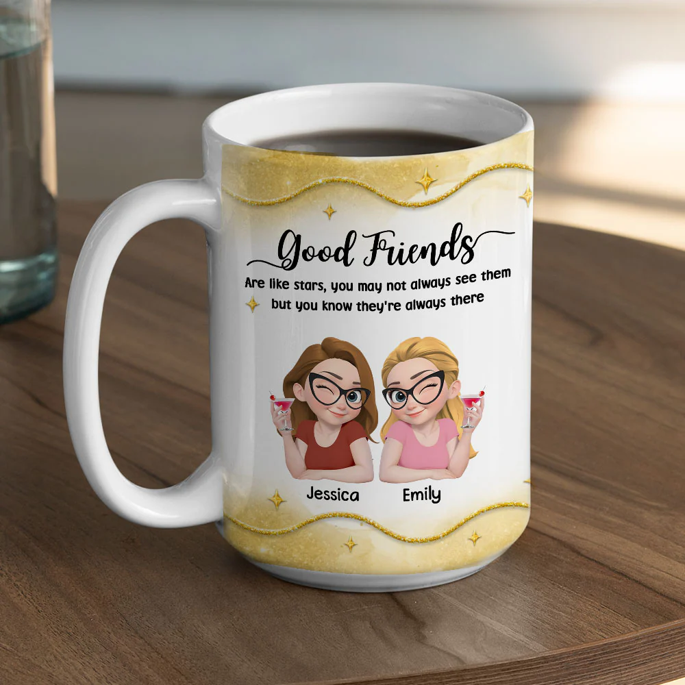 Like Stars - Personalized Custom Coffee Mug - Image 4