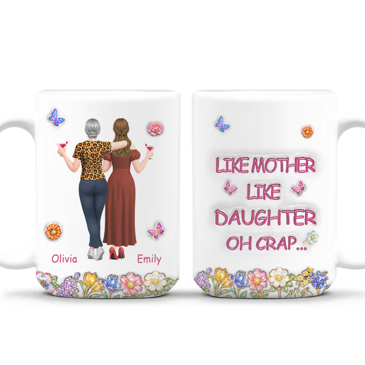 Like You Like Me - Personalized Custom 3D Effect Mug - Image 3
