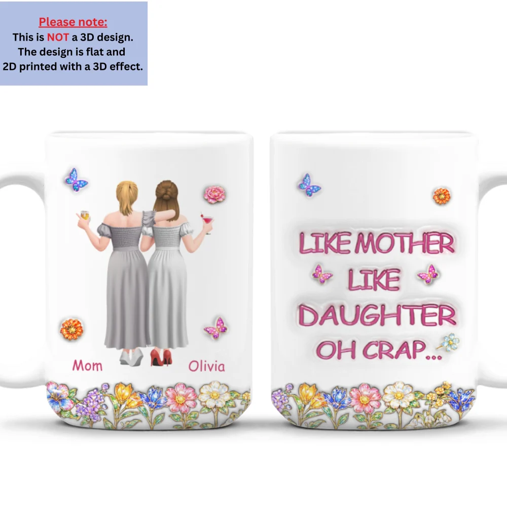 Like You Like Me - Personalized Custom 3D Effect Mug - Image 8