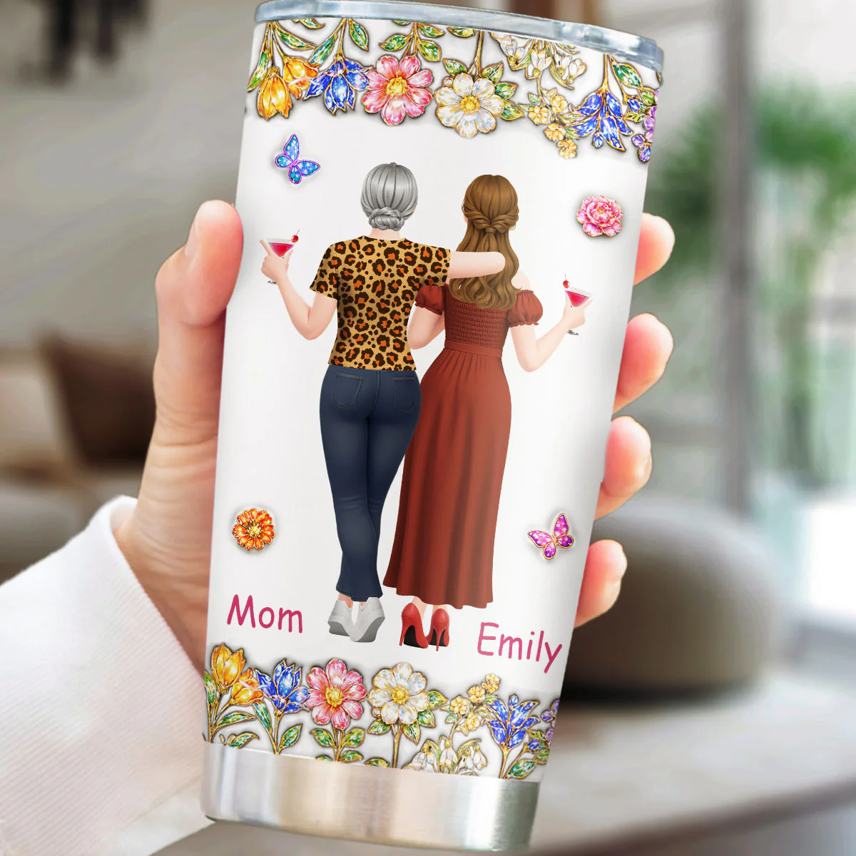 Like You Like Me - Personalized Custom 3D Effect Tumbler - Image 3