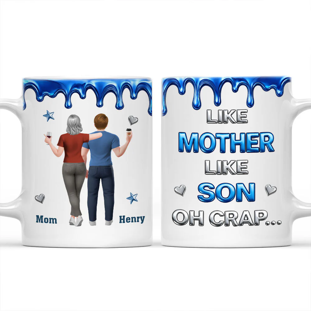 Like You Like Me Son - Personalized Custom 3D Effect Mug