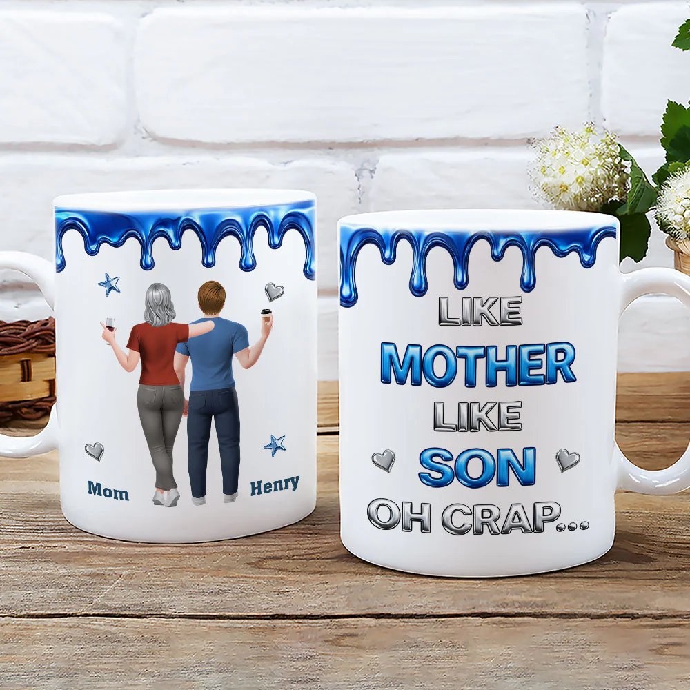 Like You Like Me Son - Personalized Custom 3D Effect Mug - Image 2