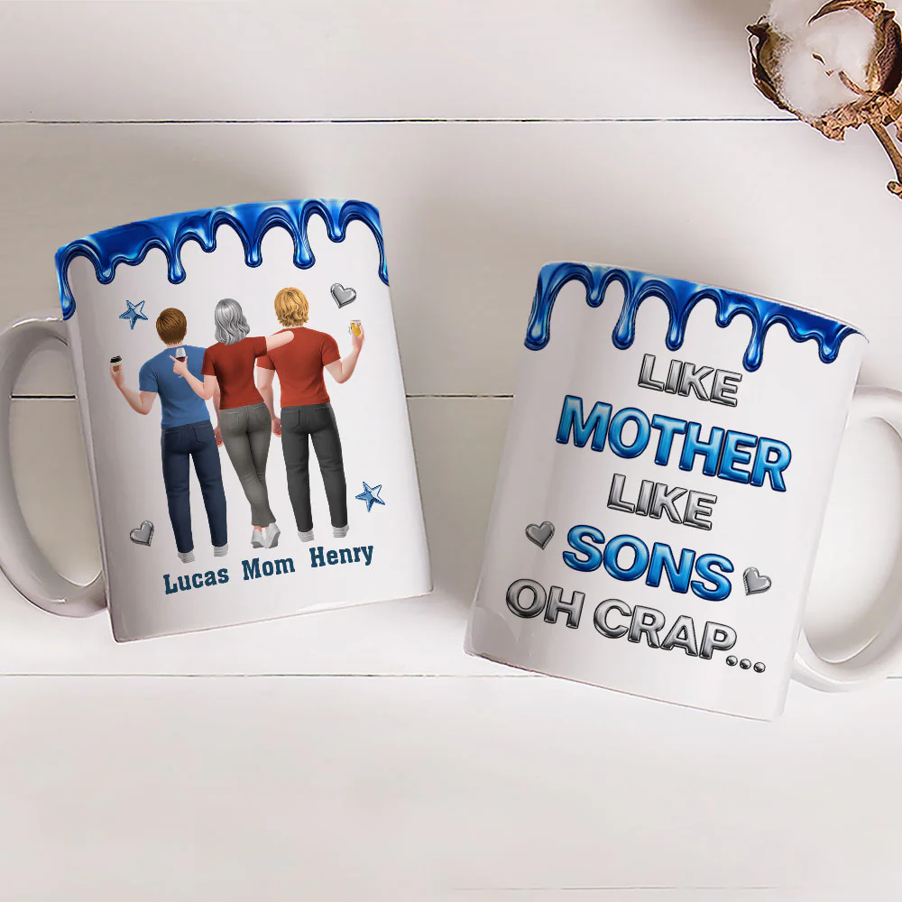 Like You Like Me Son - Personalized Custom 3D Effect Mug - Image 3