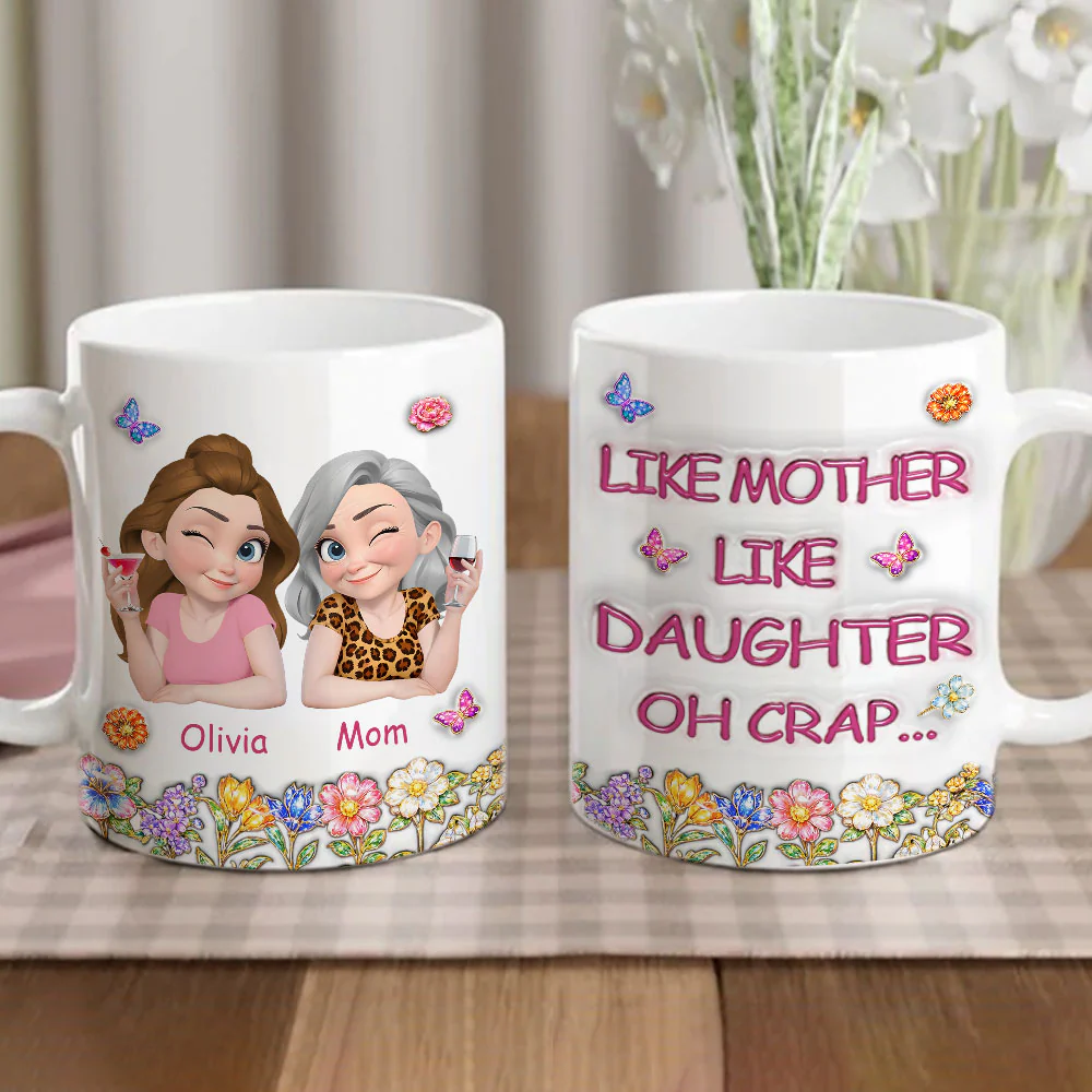 Like You Like Me Version 2 - Personalized Custom 3D Effect Mug - Image 2
