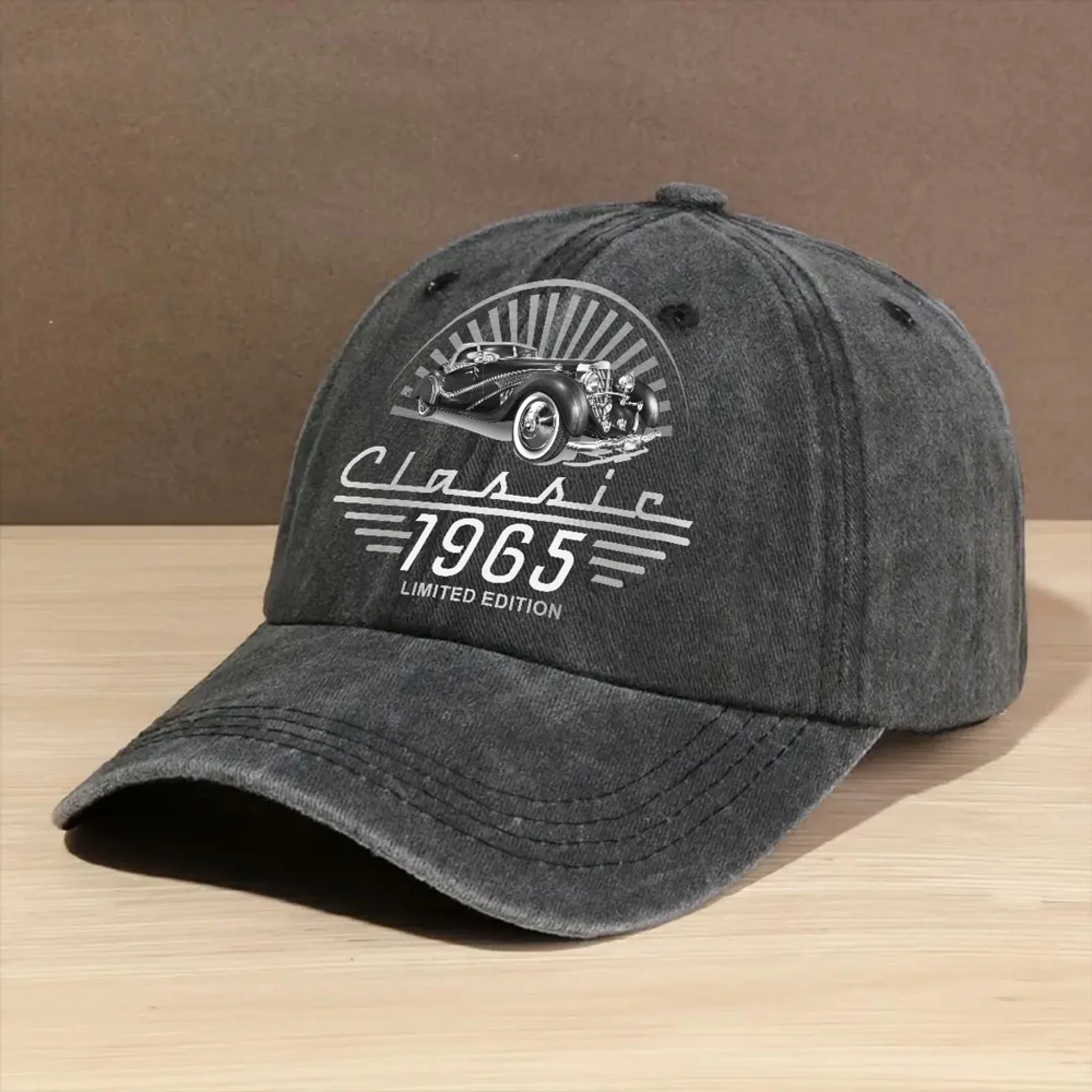 Limited Edition - Personalized Custom Vintage Washed Denim Cap - Image 2