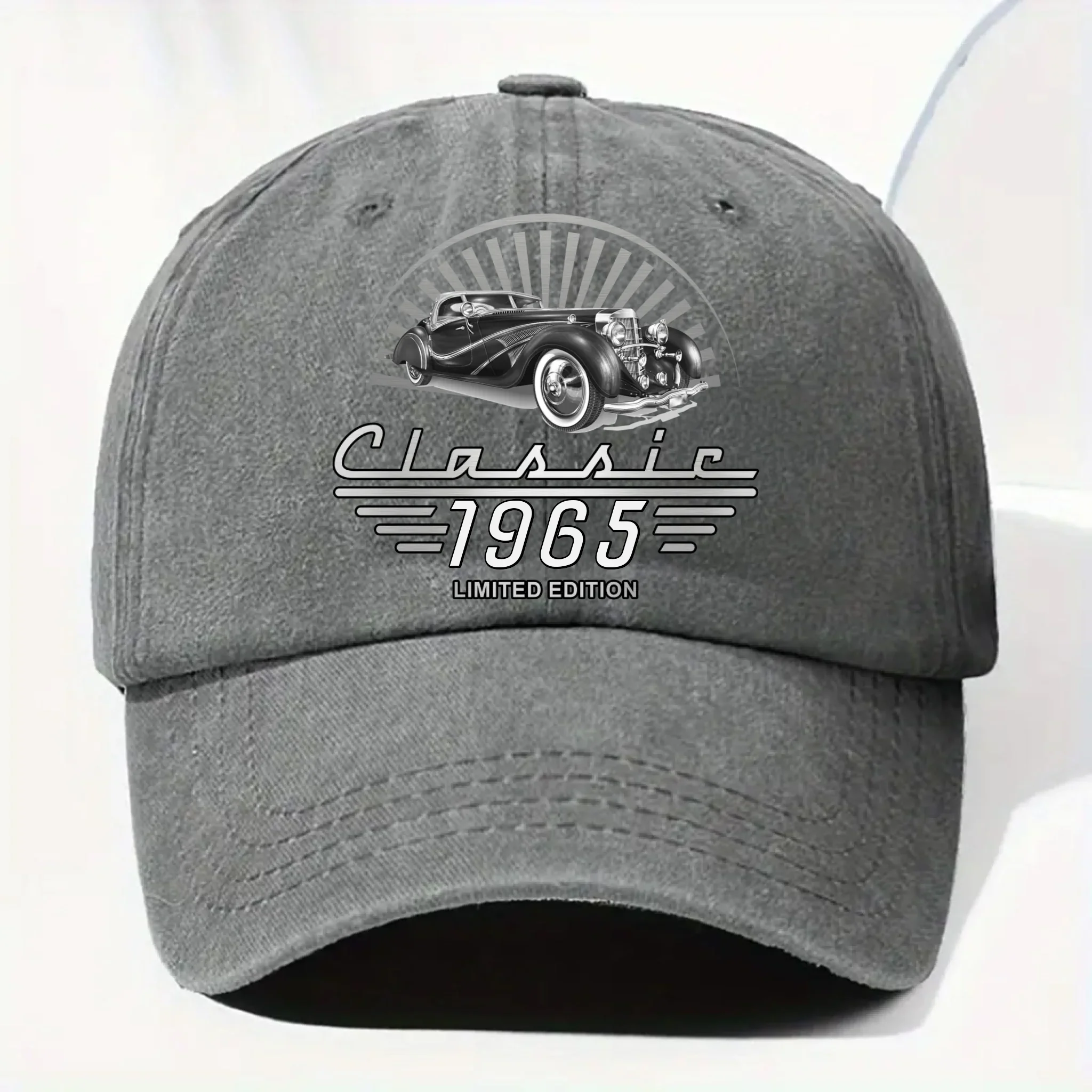 Limited Edition - Personalized Custom Vintage Washed Denim Cap - Image 7