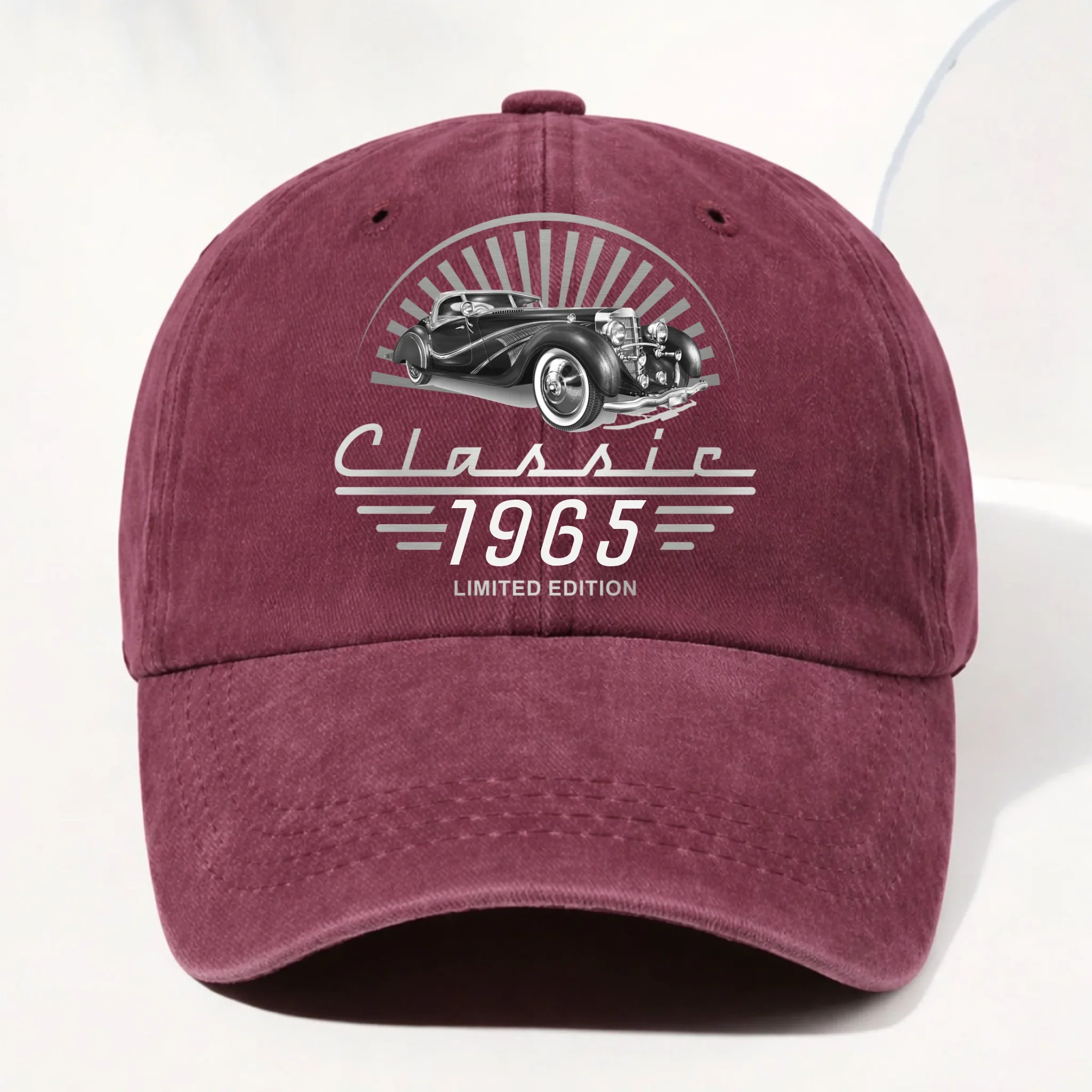 Limited Edition - Personalized Custom Vintage Washed Denim Cap - Image 9