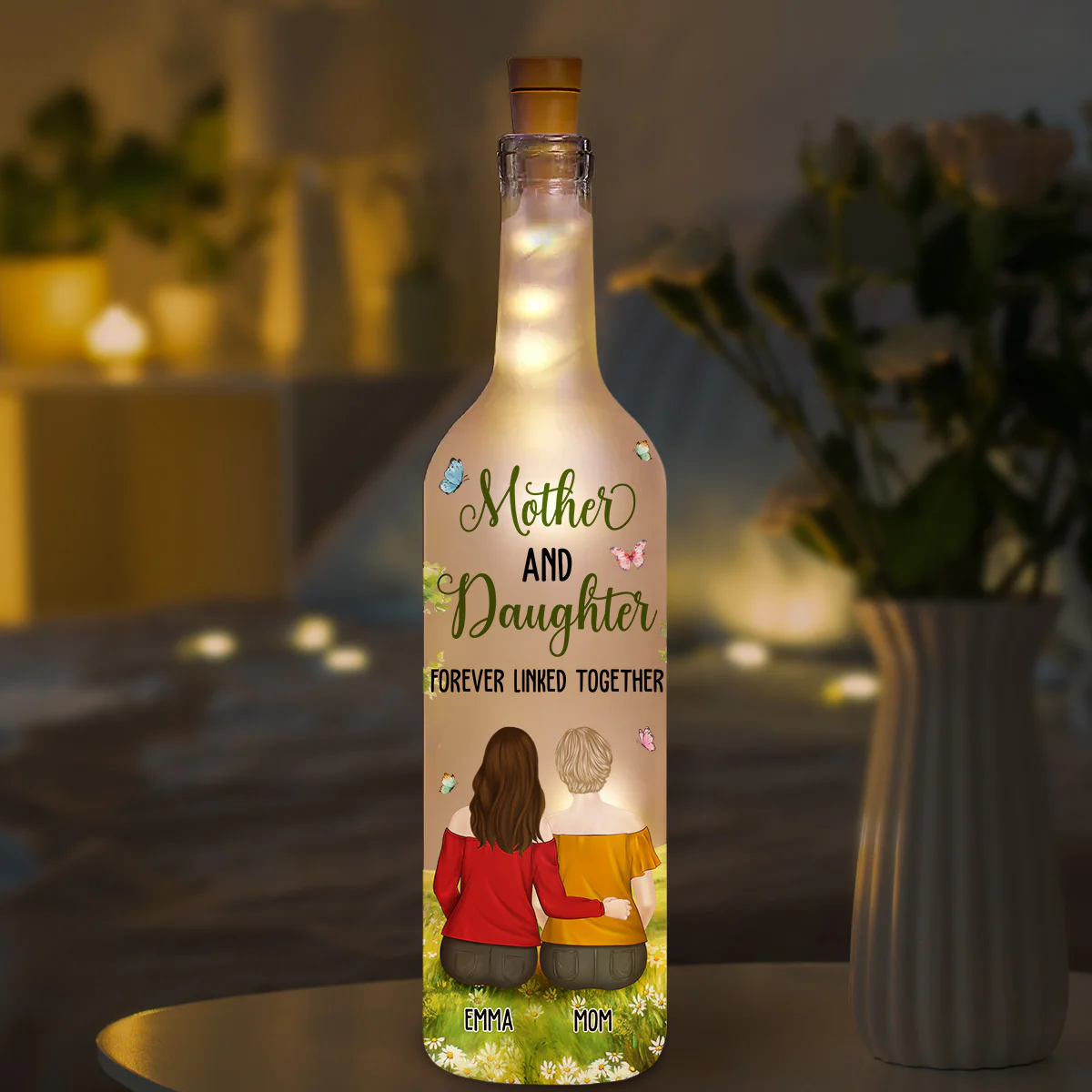 Link Forever - Personalized Custom Bottle Lamp