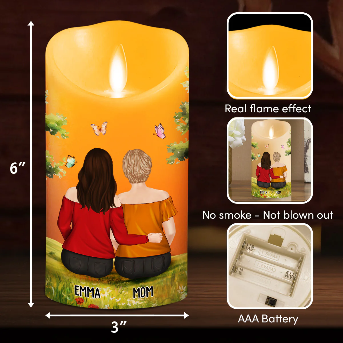 Link Forever - Personalized Custom LED Candle - Image 6