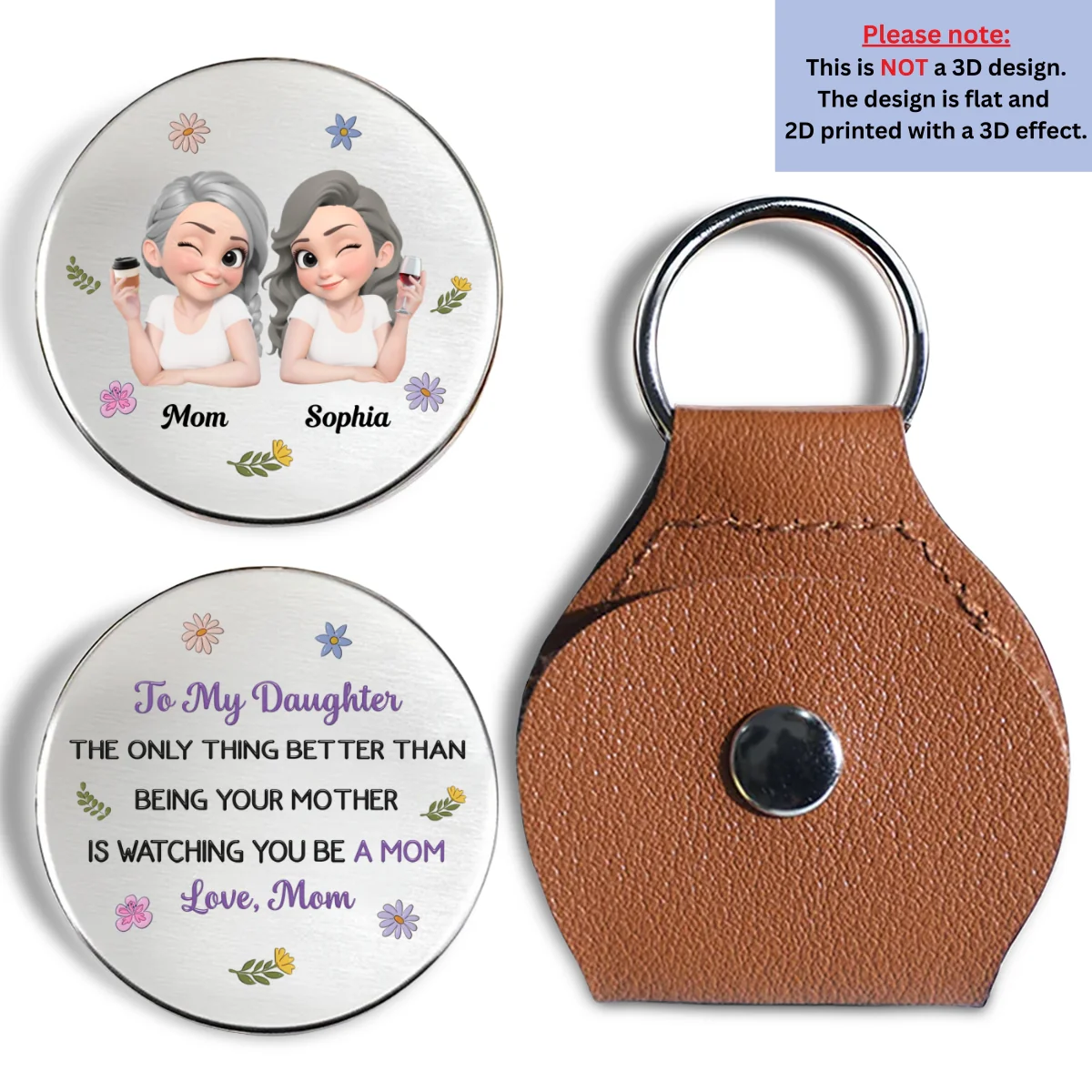 Linked Together Cartoon - Personalized Custom Pocket Hug - Image 6