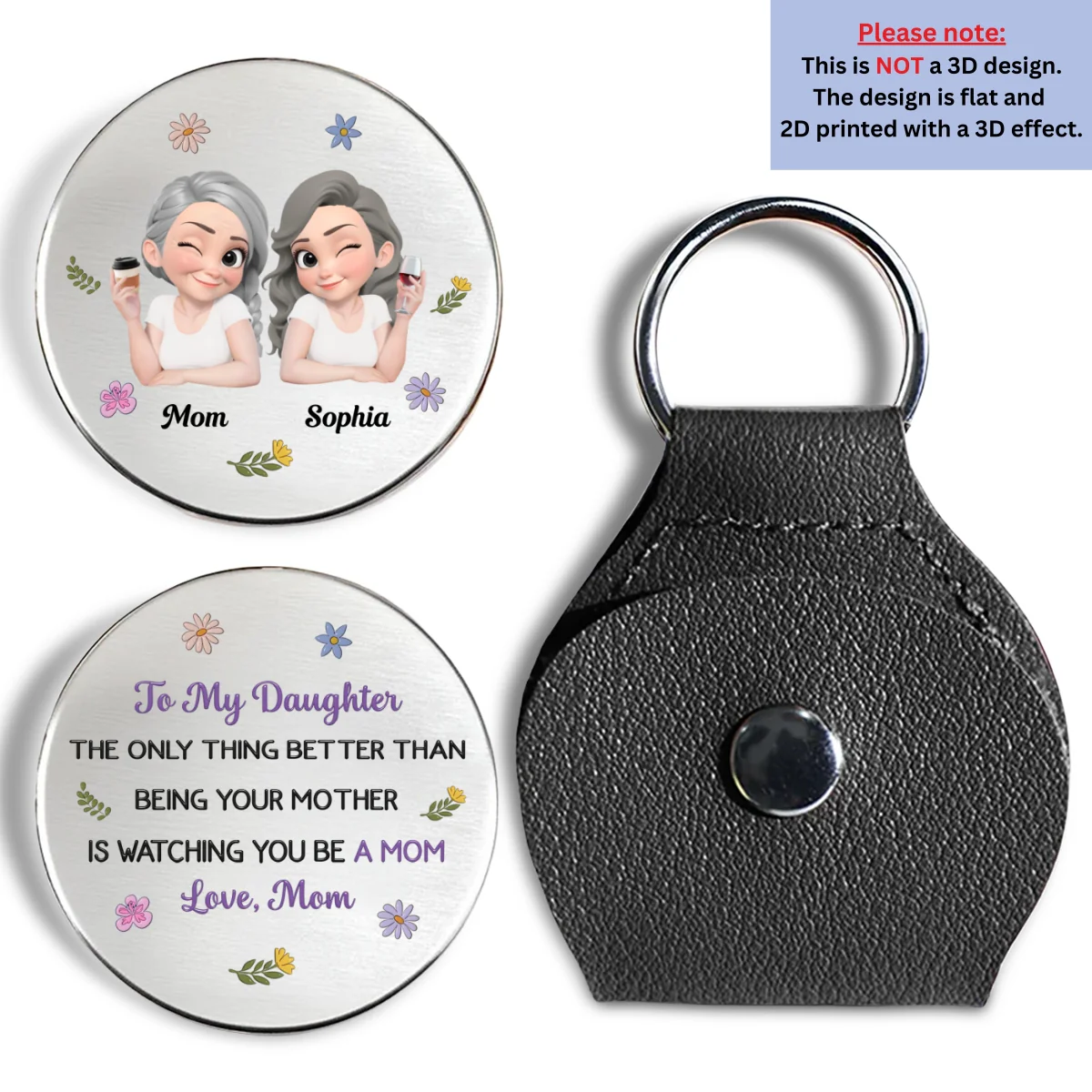 Linked Together Cartoon - Personalized Custom Pocket Hug - Image 7