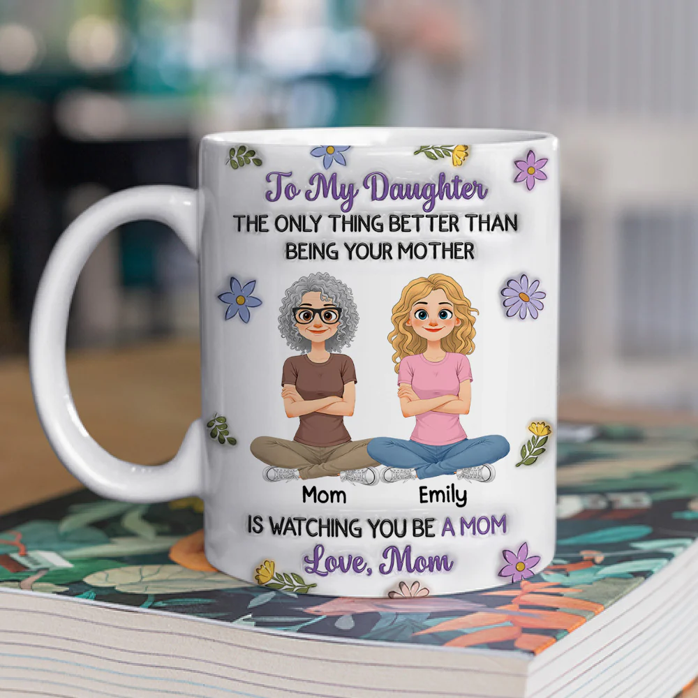 Linked Together New Style - Personalized Custom 3D Inflated Effect Mug - Image 2