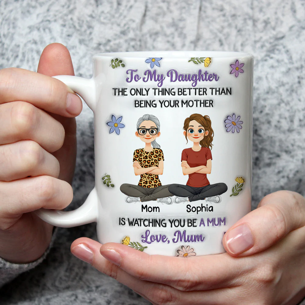Linked Together New Style - Personalized Custom 3D Inflated Effect Mug - Image 3