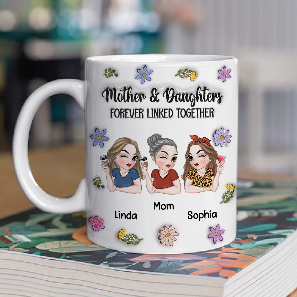 Linked Together - Personalized Custom 3D Inflated Effect Mug - Image 2