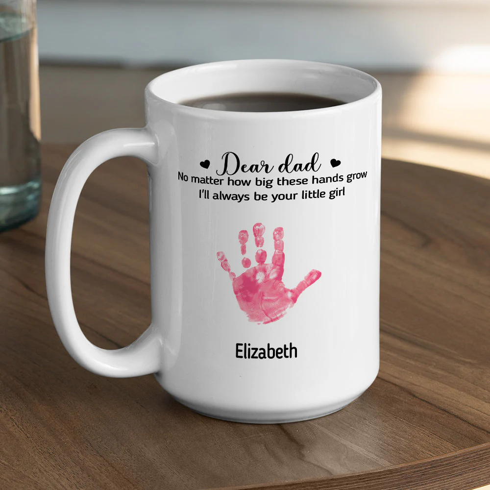 Little Kids Of Dad - Personalized Custom Mug - Image 4