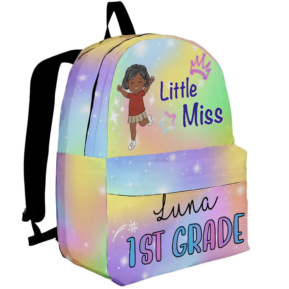 Little Miss - Personalized Custom Backpack - Image 2