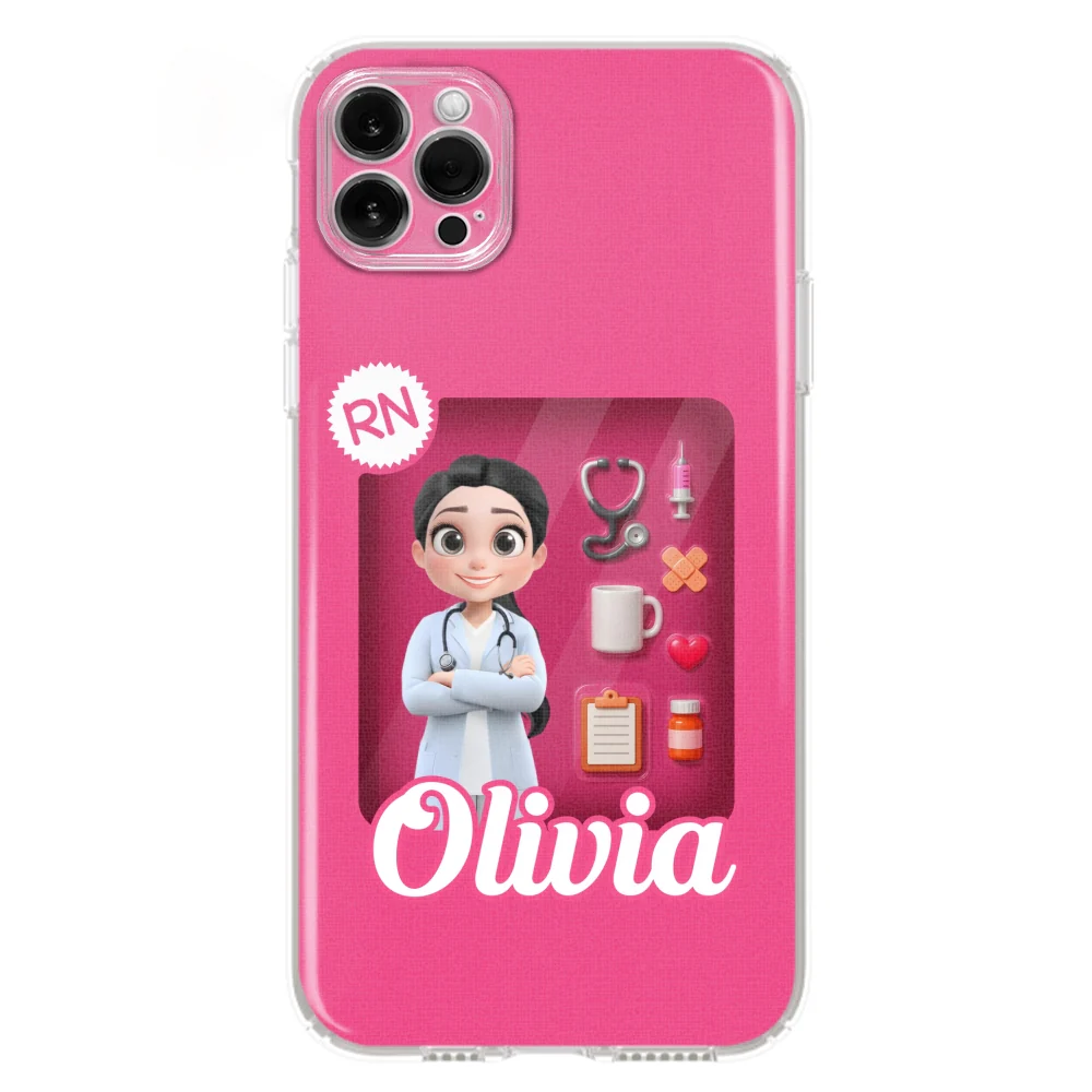 Little Nurse Hero - Personalized Custom Phone Case - Image 14