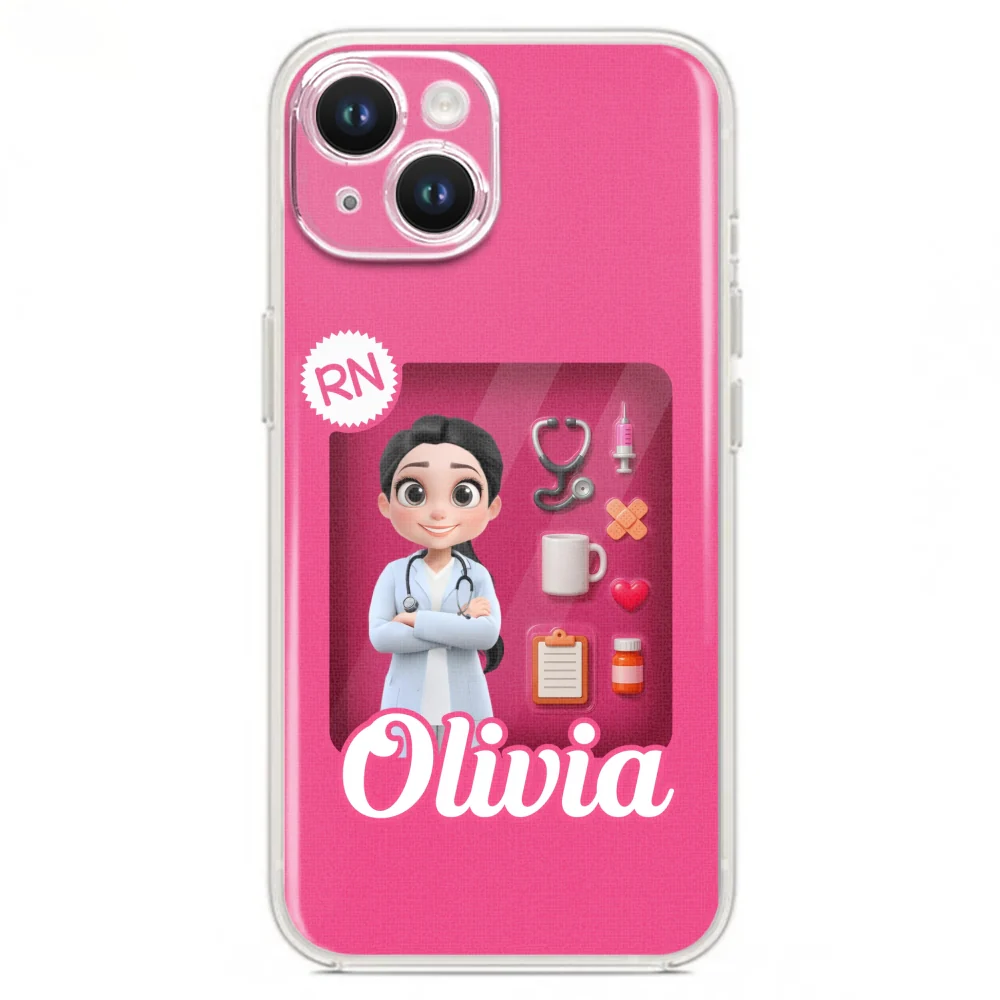 Little Nurse Hero - Personalized Custom Phone Case - Image 16