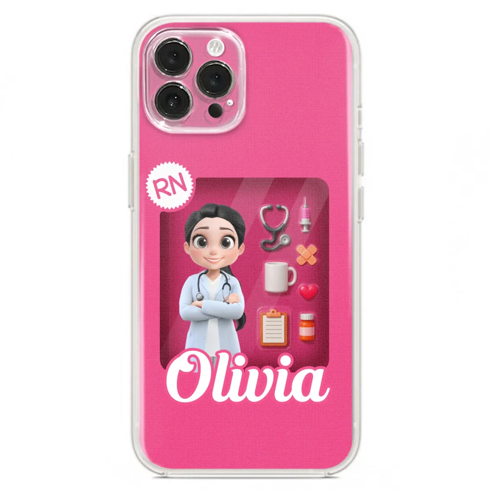 Little Nurse Hero - Personalized Custom Phone Case - Image 18