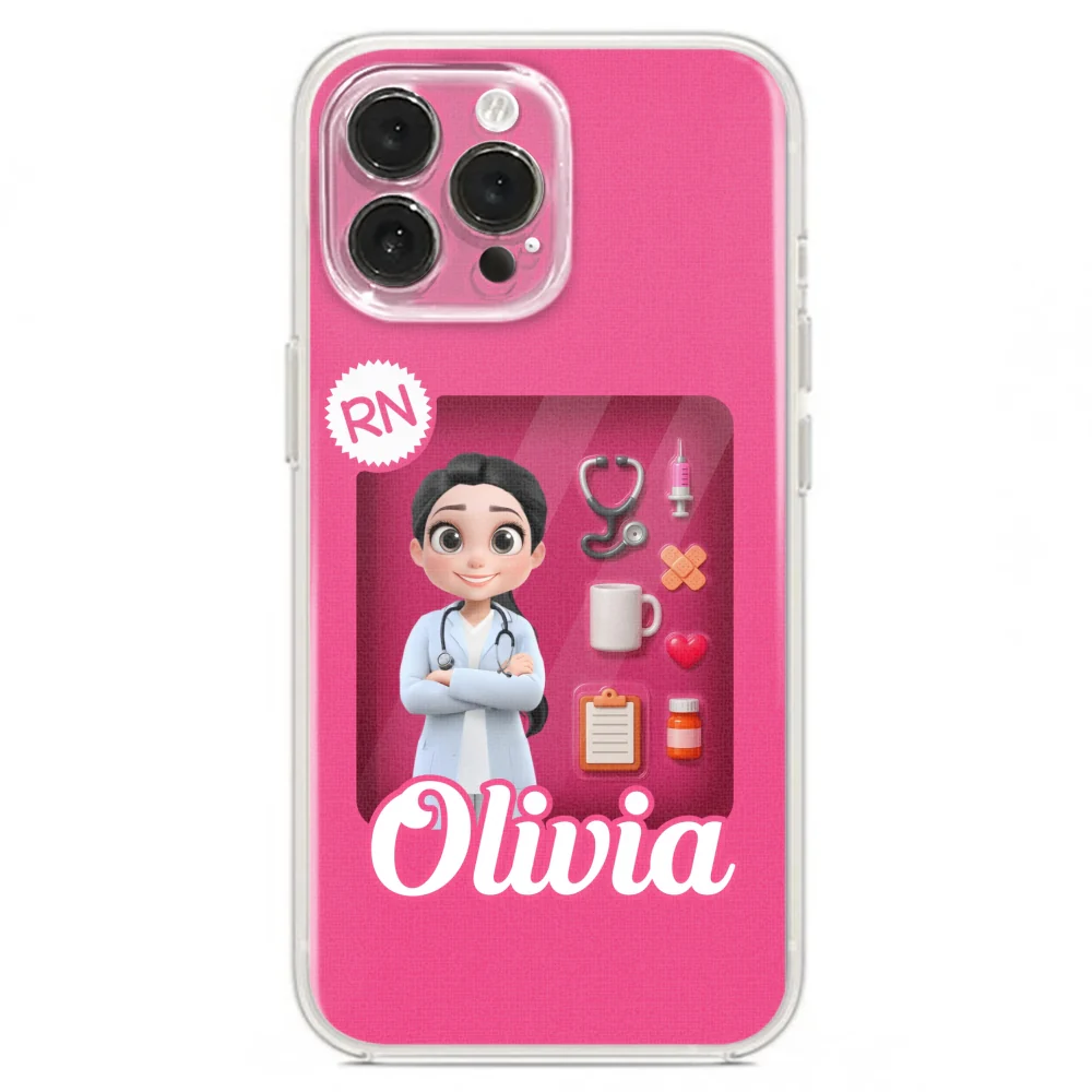 Little Nurse Hero - Personalized Custom Phone Case - Image 19
