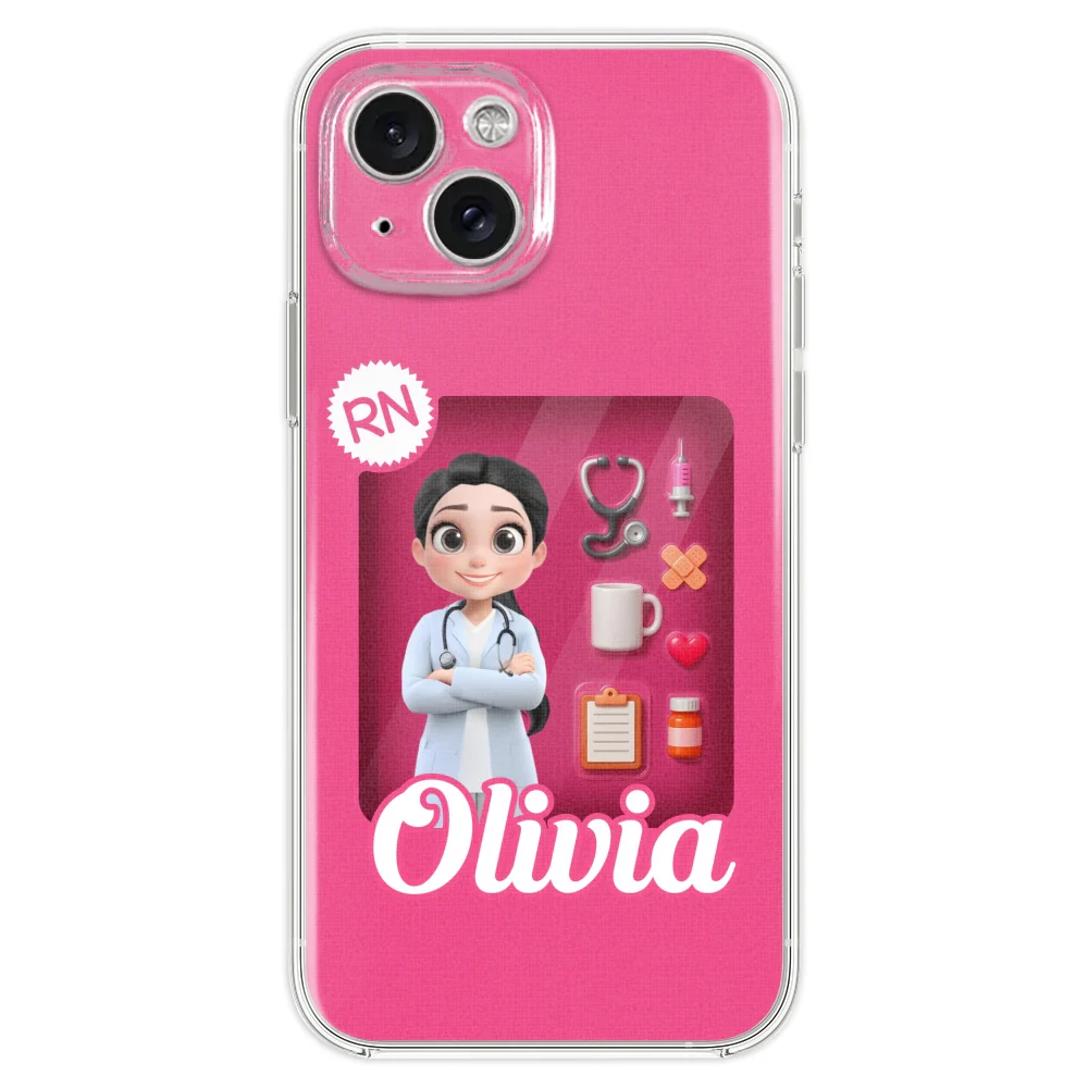 Little Nurse Hero - Personalized Custom Phone Case - Image 20