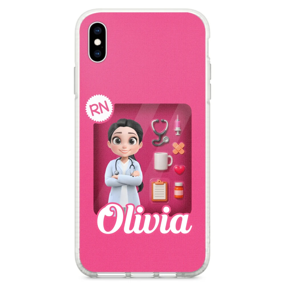 Little Nurse Hero - Personalized Custom Phone Case - Image 23