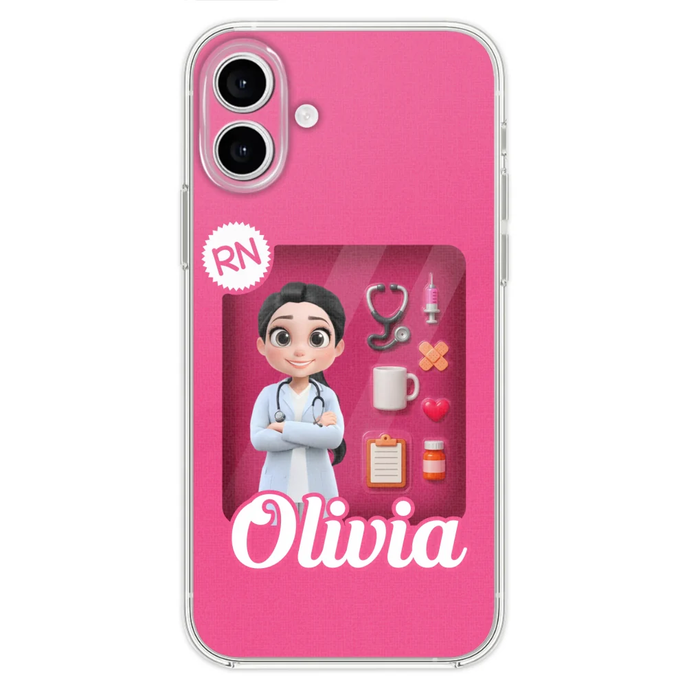 Little Nurse Hero - Personalized Custom Phone Case - Image 25
