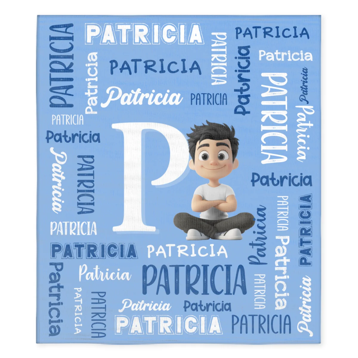 Little Star Name - Personalized Custom Fleece Blanket - Image 7