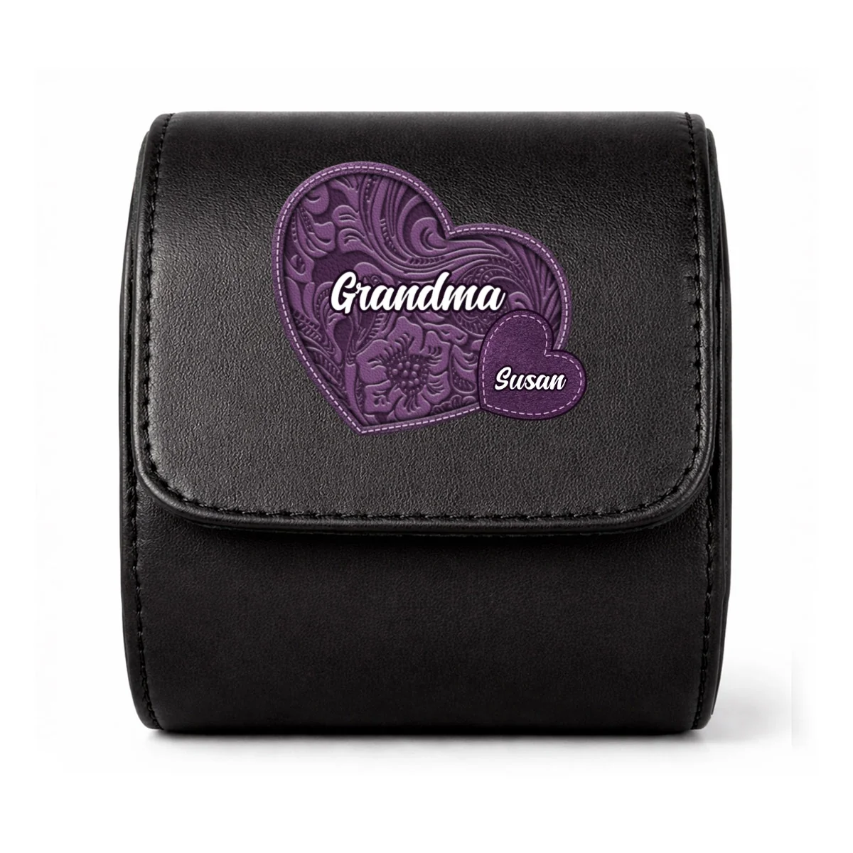Little Sweethearts - Personalized Custom Leather Watch Case  - Image 8