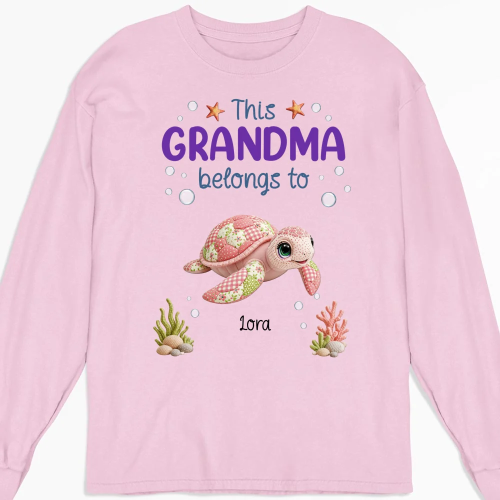 Little Turtle Of Nana - Personalized Custom Shirt - Image 13