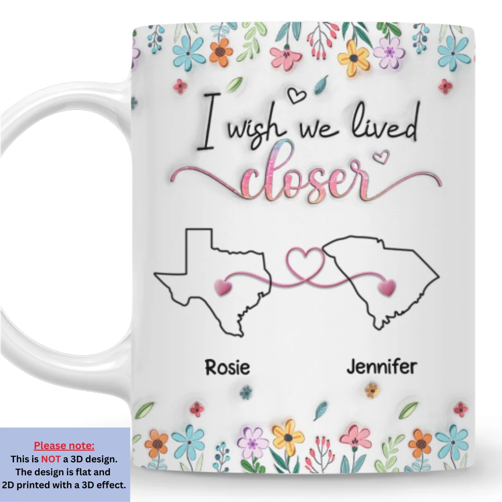Live Too Far My Friends - Personalized Custom 3D Inflated Effect Coffee Mug - Image 6