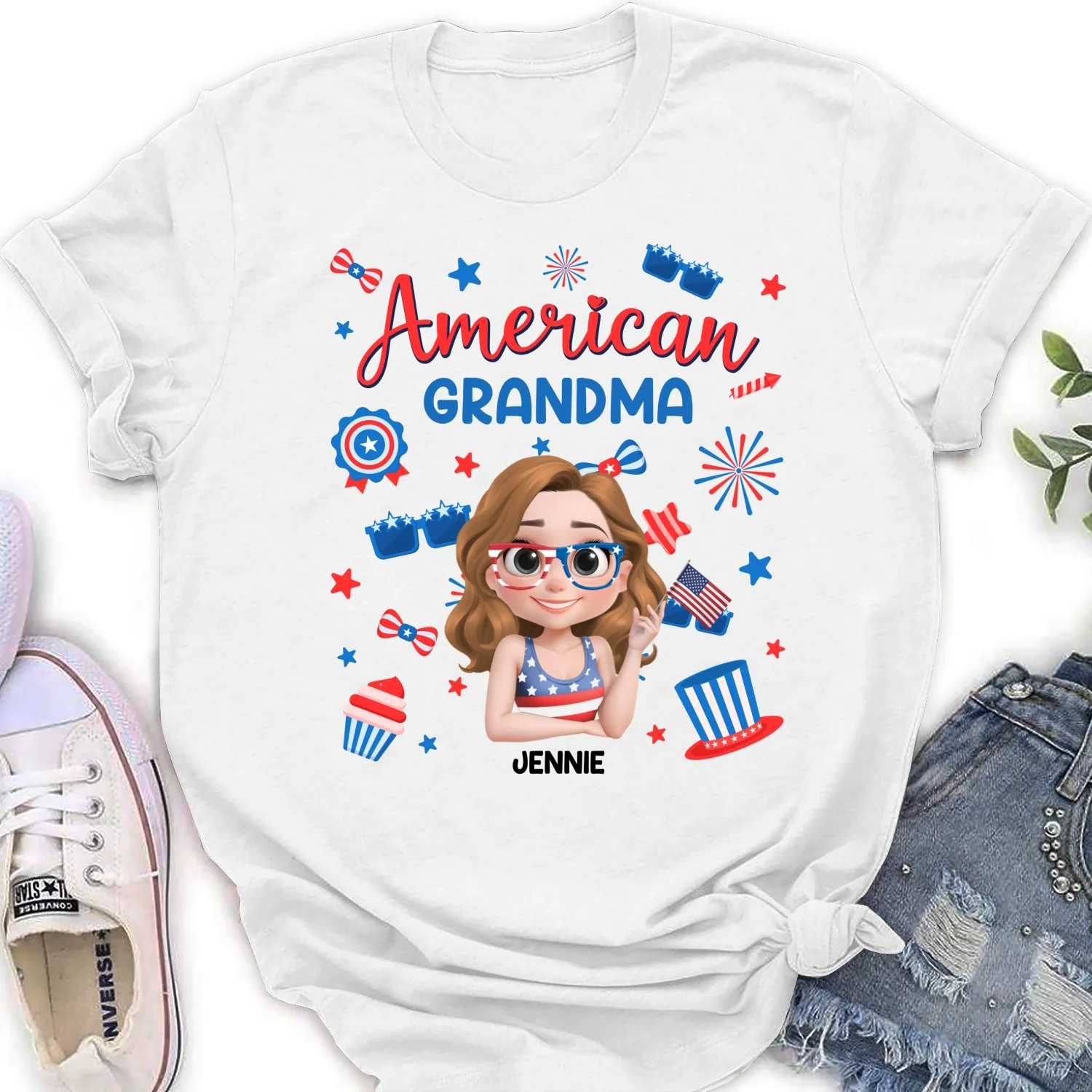 Living Grandma Life - Personalized Custom Shirt - Image 19