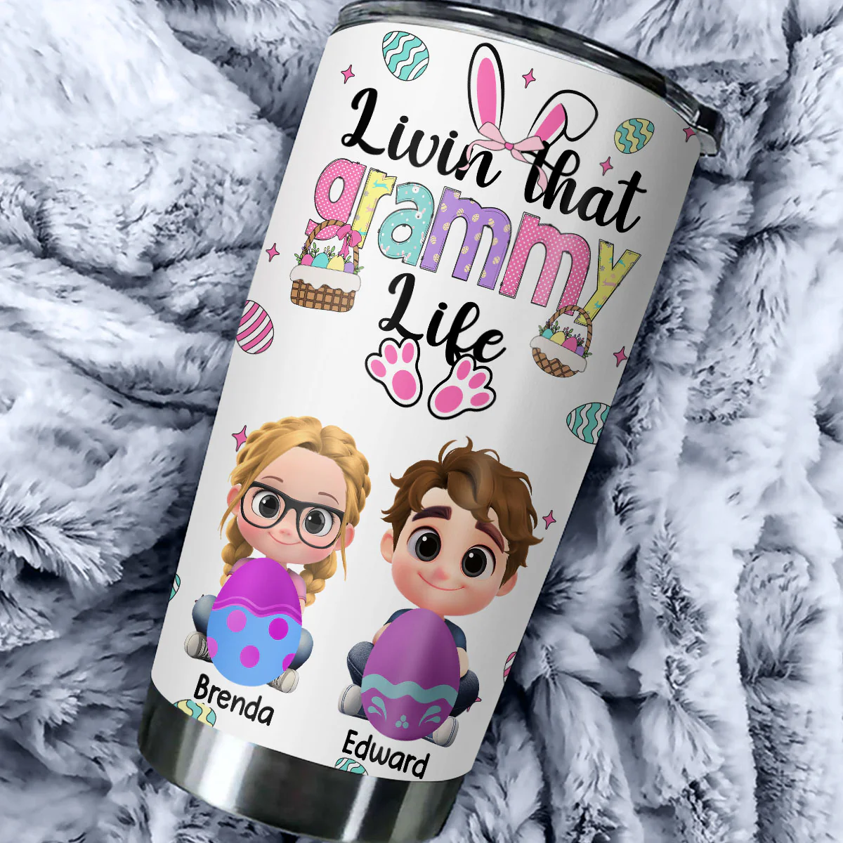Living That Grandma Life  - Personalized Custom Tumbler - Image 2
