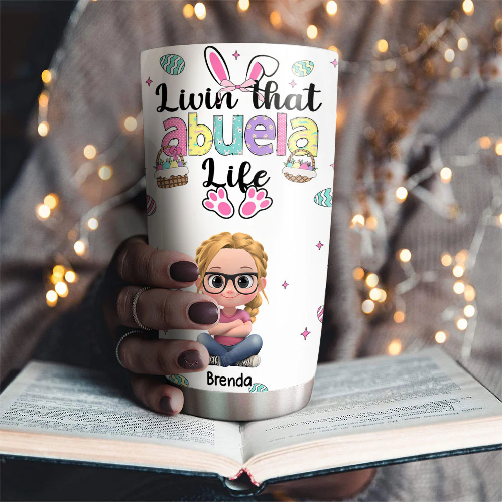 Living That Grandma Life  - Personalized Custom Tumbler - Image 3
