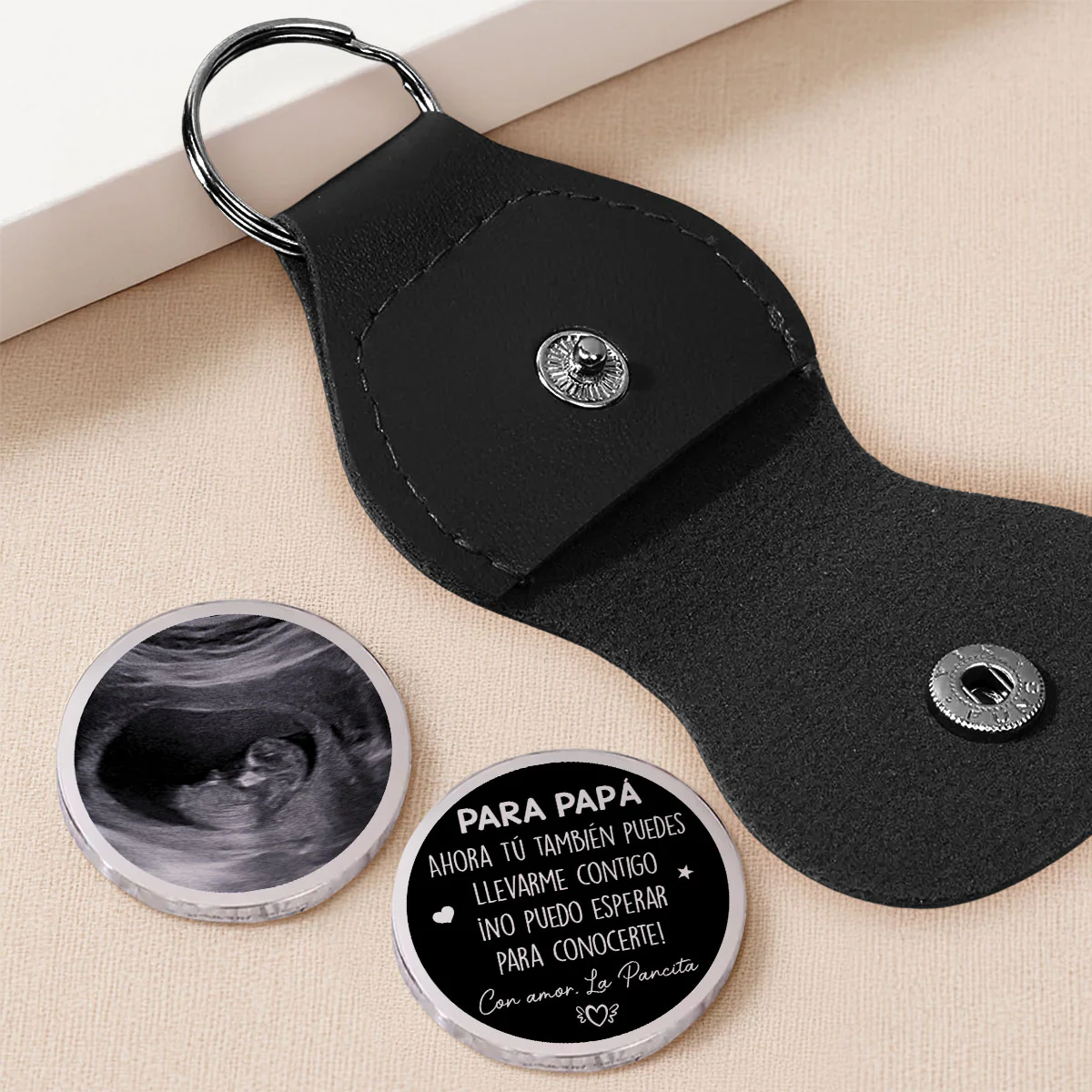 Llevame Contigo Papá - Abrazo de bolsillo personalizado - Image 3