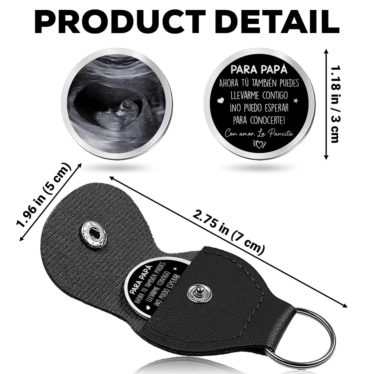 Llevame Contigo Papá - Abrazo de bolsillo personalizado - Image 6