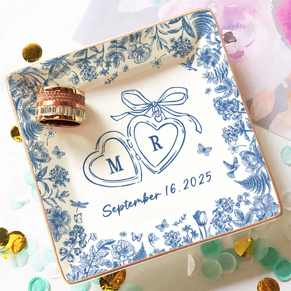 Locked Ring - Personalized Custom Jewelry Dish - Image 3